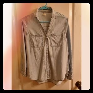 Old Navy denim style button up